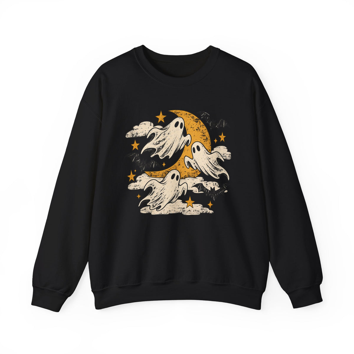 Spooky Season Halloween Ghost Sweatshirt, Fall Bat Gift For Women