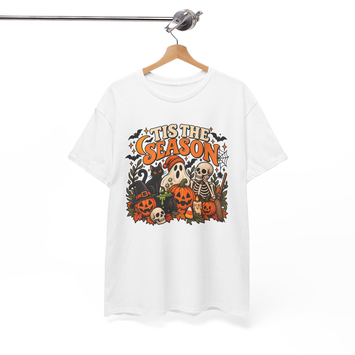 Spooky Season Halloween Ghost Shirt, Tis The Season Fall Gift For Women