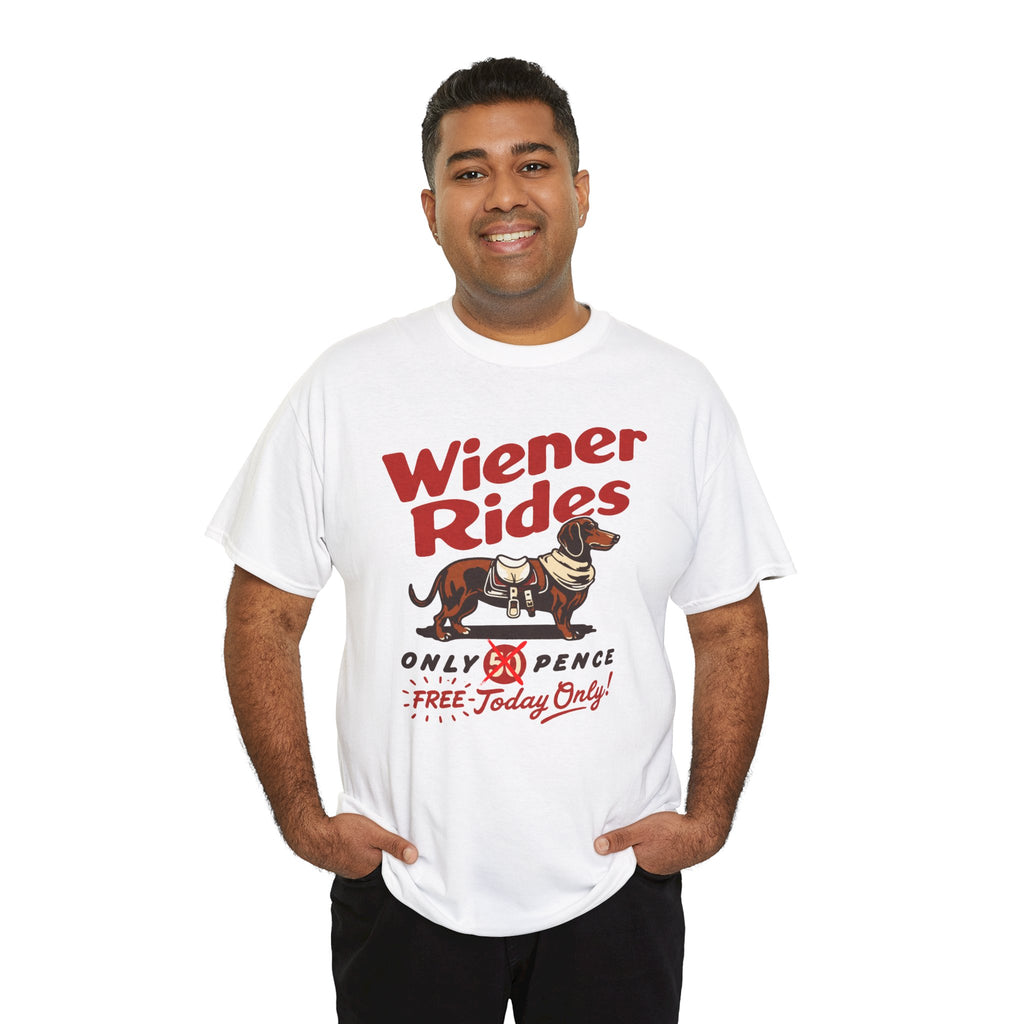 Wiener Rides Shirt, Funny Sarcastic Gag Gift For Men