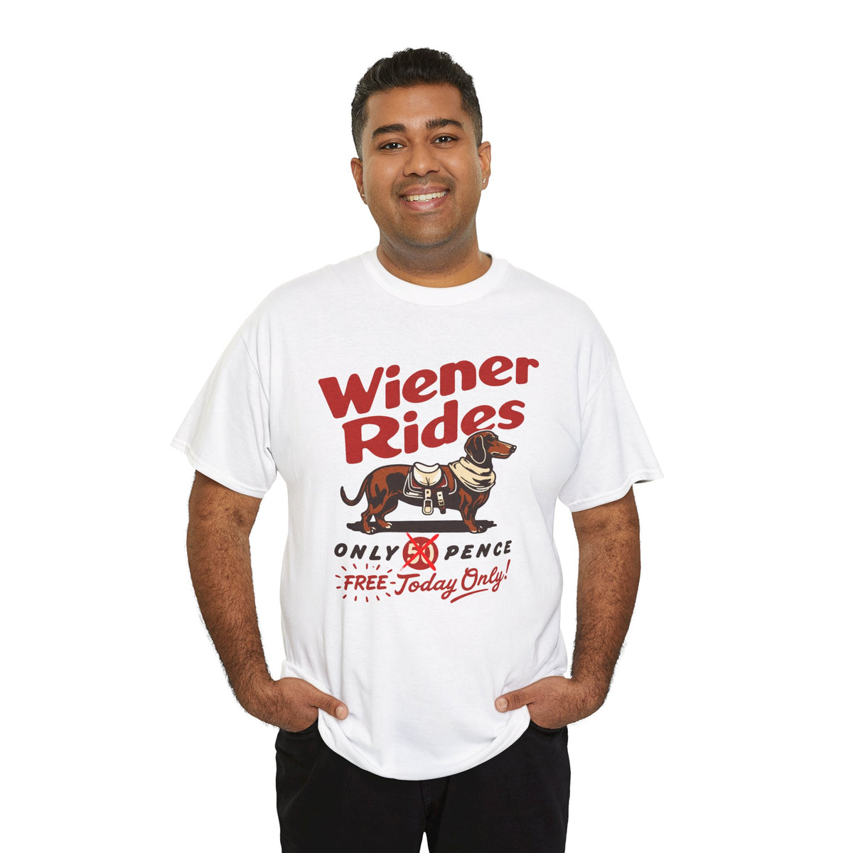 Wiener Rides Shirt, Funny Sarcastic Gag Gift For Men