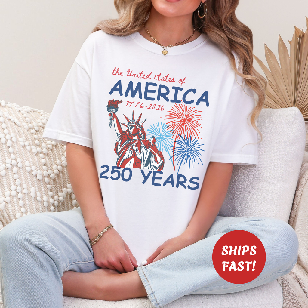 America 250 shirt, USA 250 Years of Freedom 250th Anniversary Gift