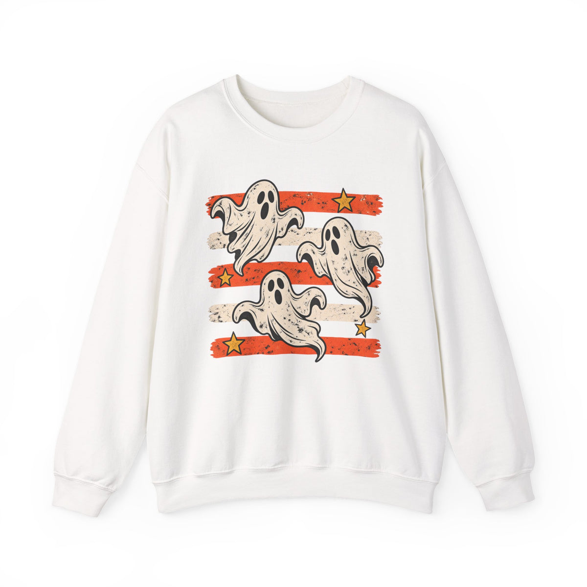 Spooky Season Halloween Ghost Sweatshirt, Fall Bat Gift For Women