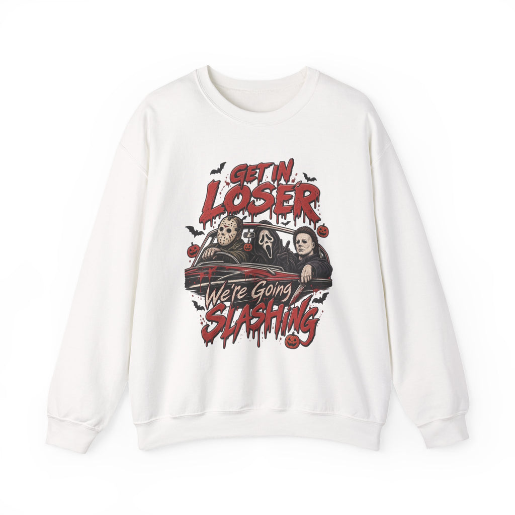 Spooky Season Halloween Skeleton Sweatshirt, Funny Sarcastic Horror Movie Gift For Women