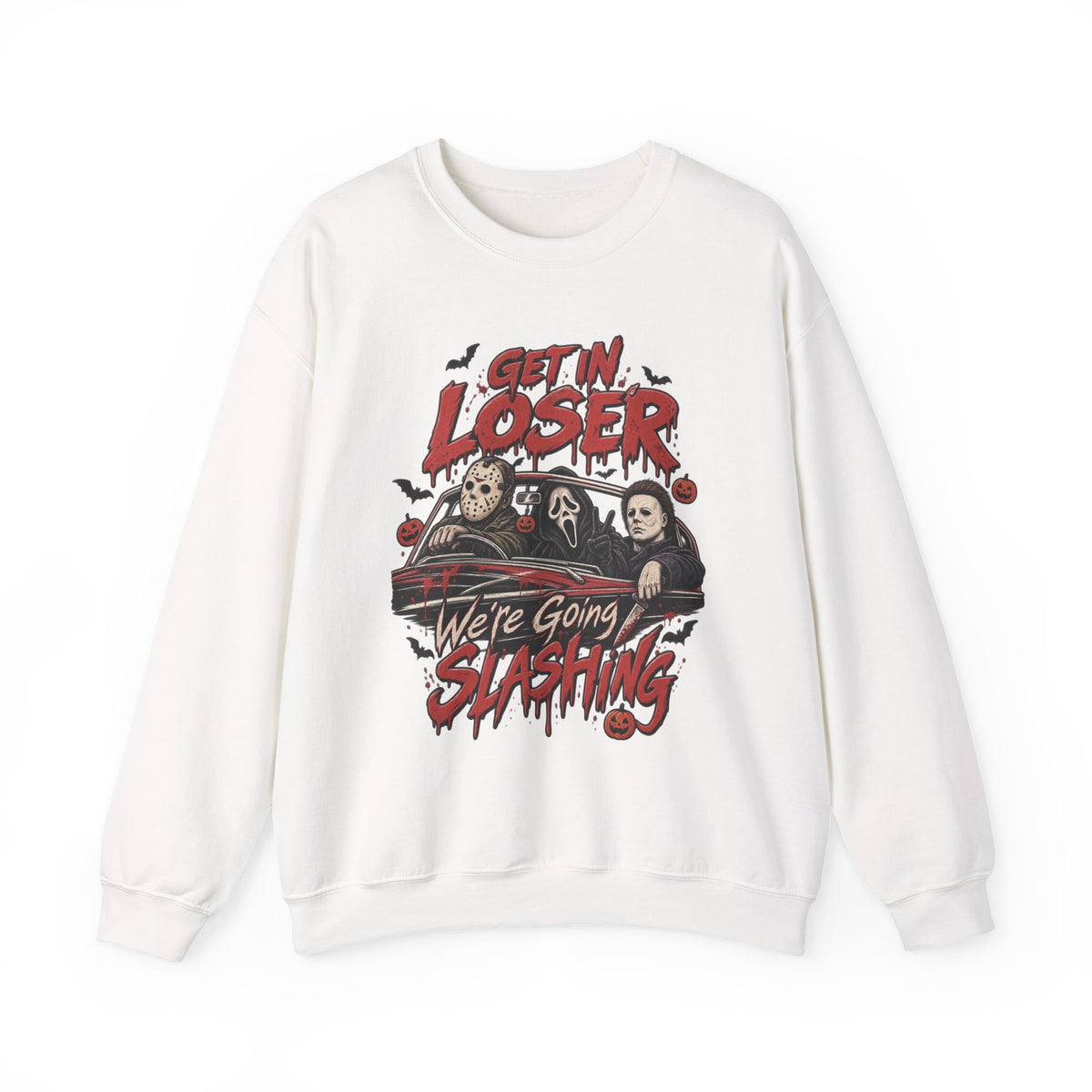 Spooky Season Halloween Skeleton Sweatshirt, Funny Sarcastic Horror Movie Gift For Women