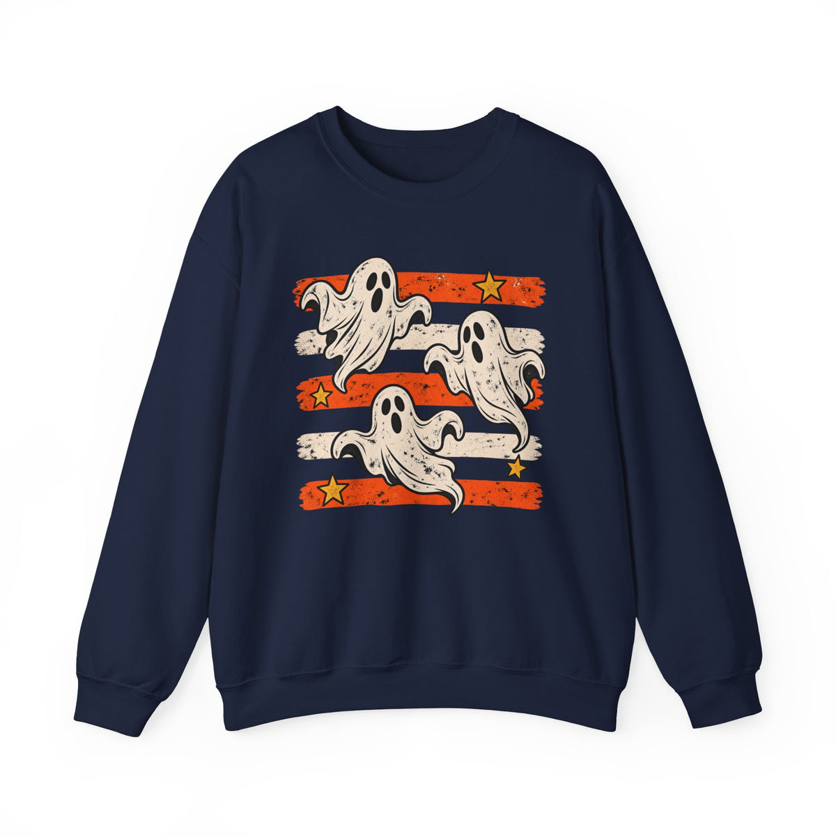 Spooky Season Halloween Ghost Sweatshirt, Fall Bat Gift For Women