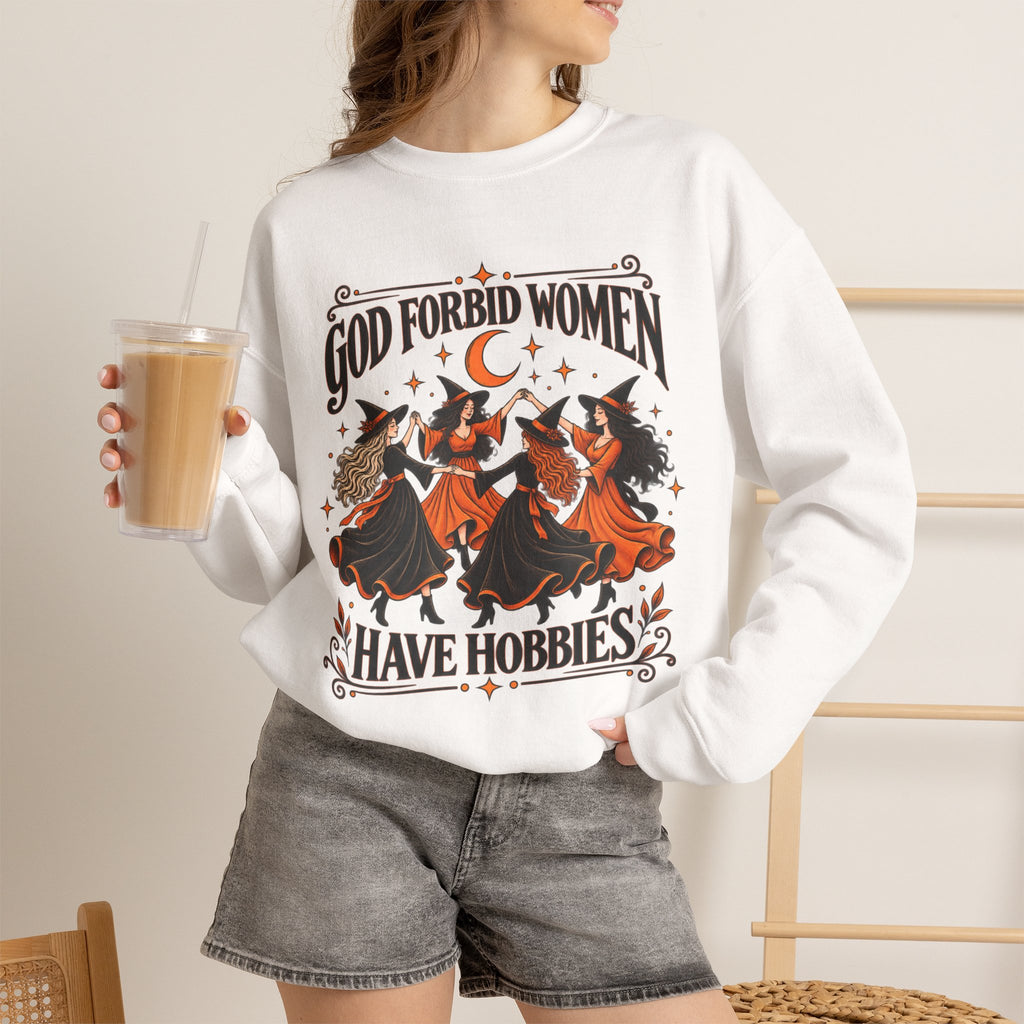 Spooky Season Halloween Witchy Sweatshirt, Funny Feminist Witch Gift For Women
