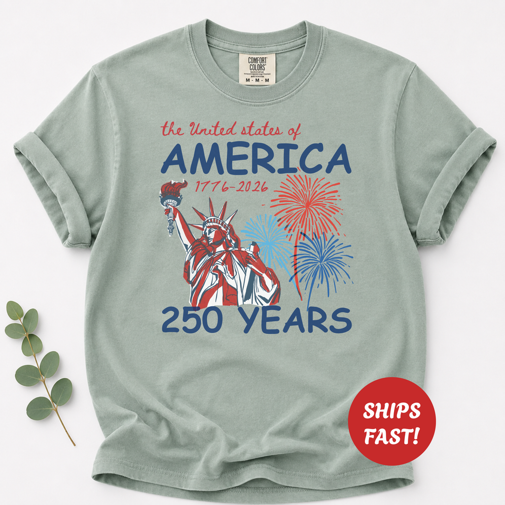 America 250 shirt, USA 250 Years of Freedom 250th Anniversary Gift