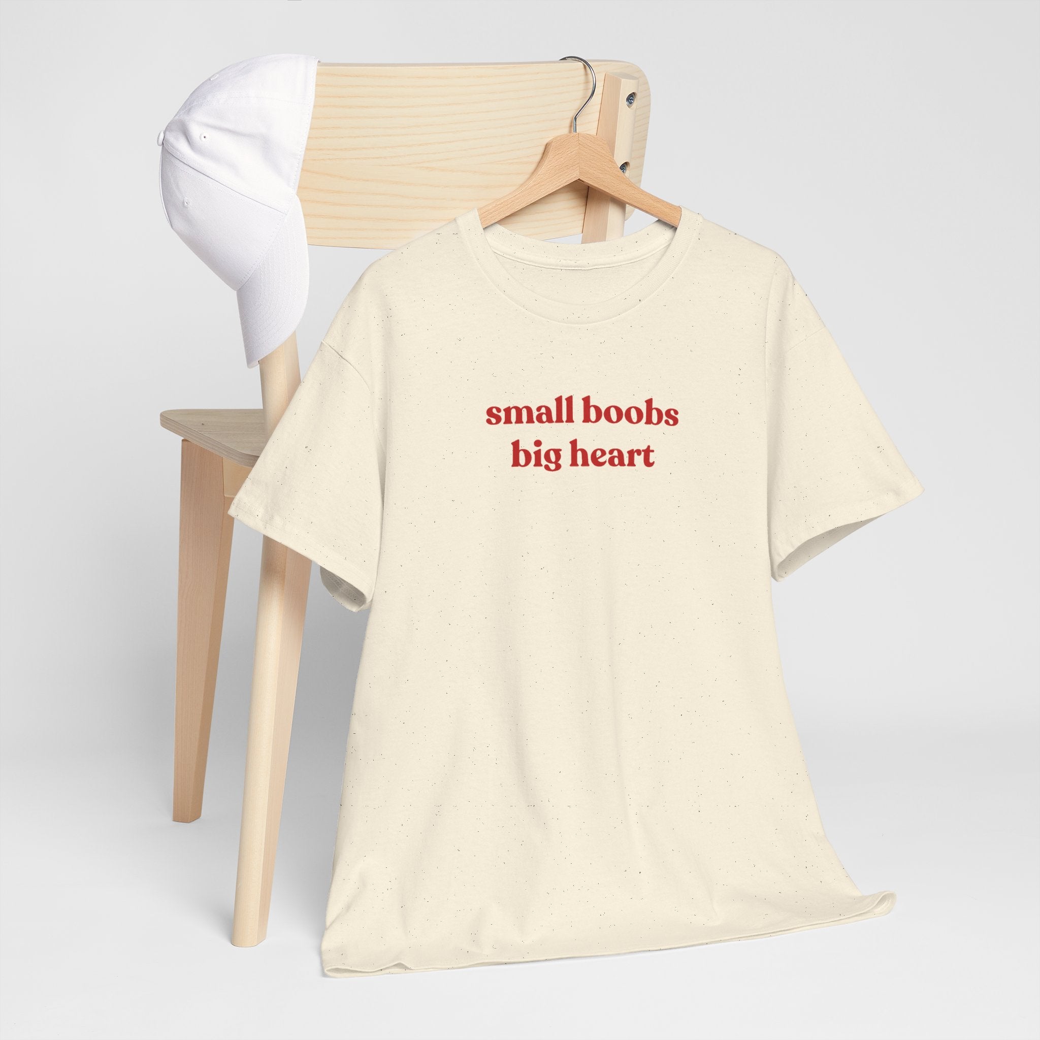 Small Boobs Big Heart Shirt, Very Offensive Sarcastic Gift