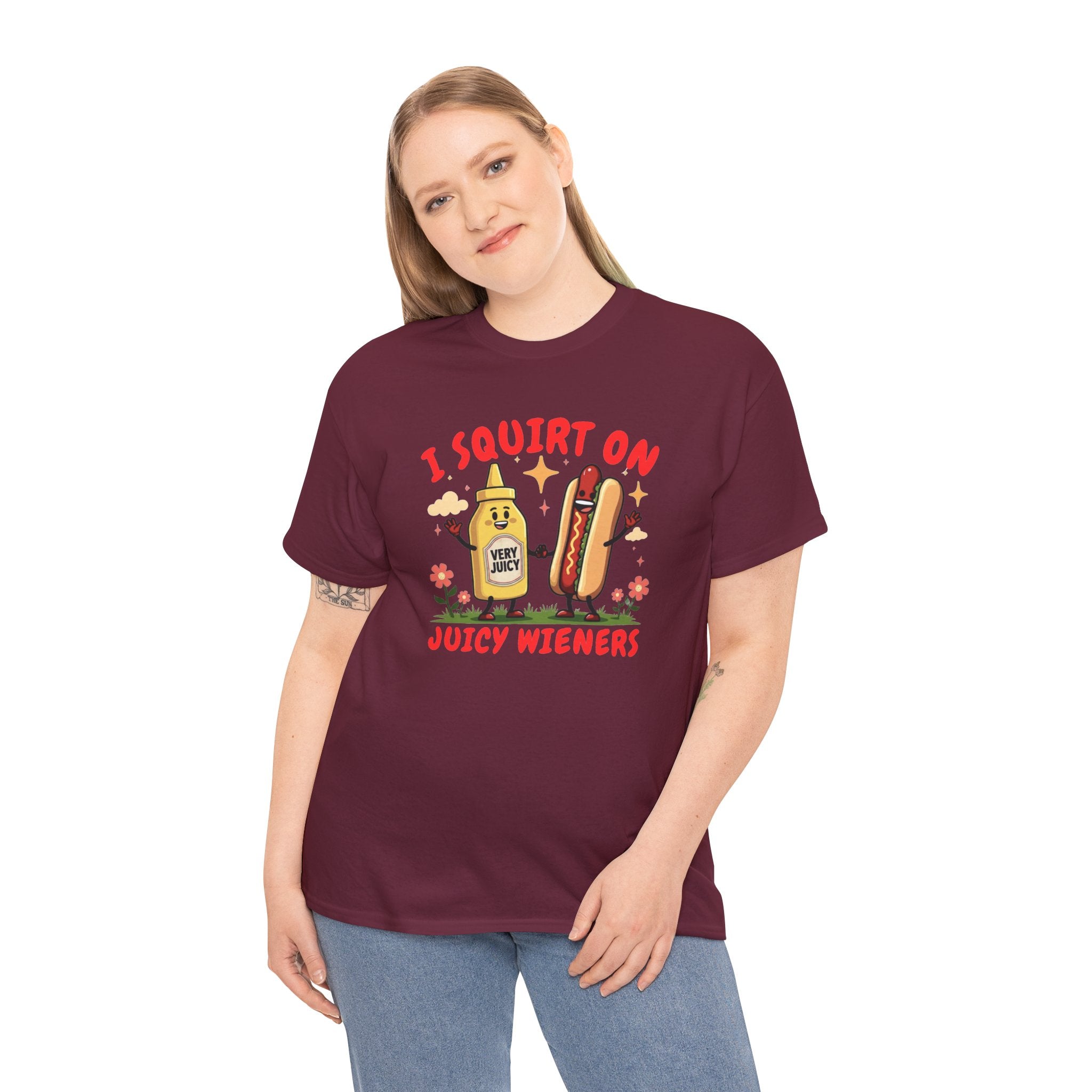 I squirt on juicy wieners Shirt, Funny Sarcastic Gift