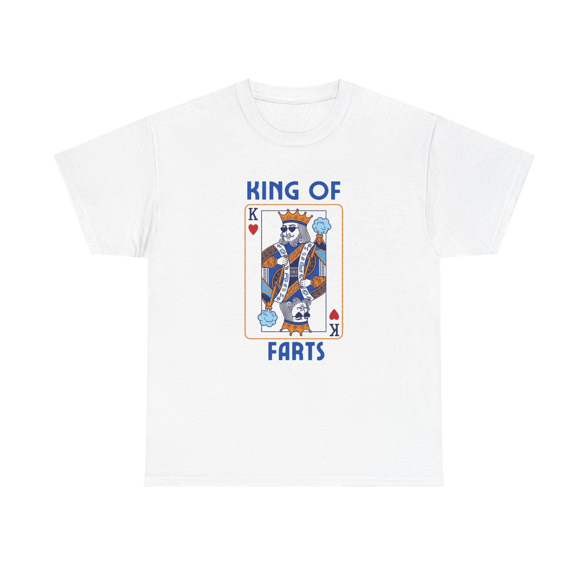 King Of Farts Shirt, Funny Sarcastic Gag Gift For Men