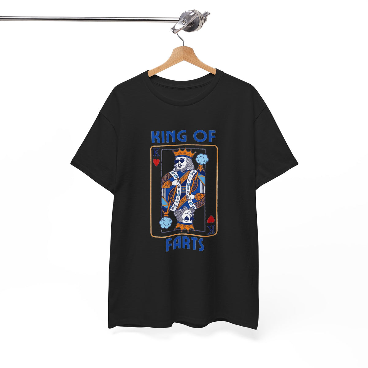 King Of Farts Shirt, Funny Sarcastic Gag Gift For Men