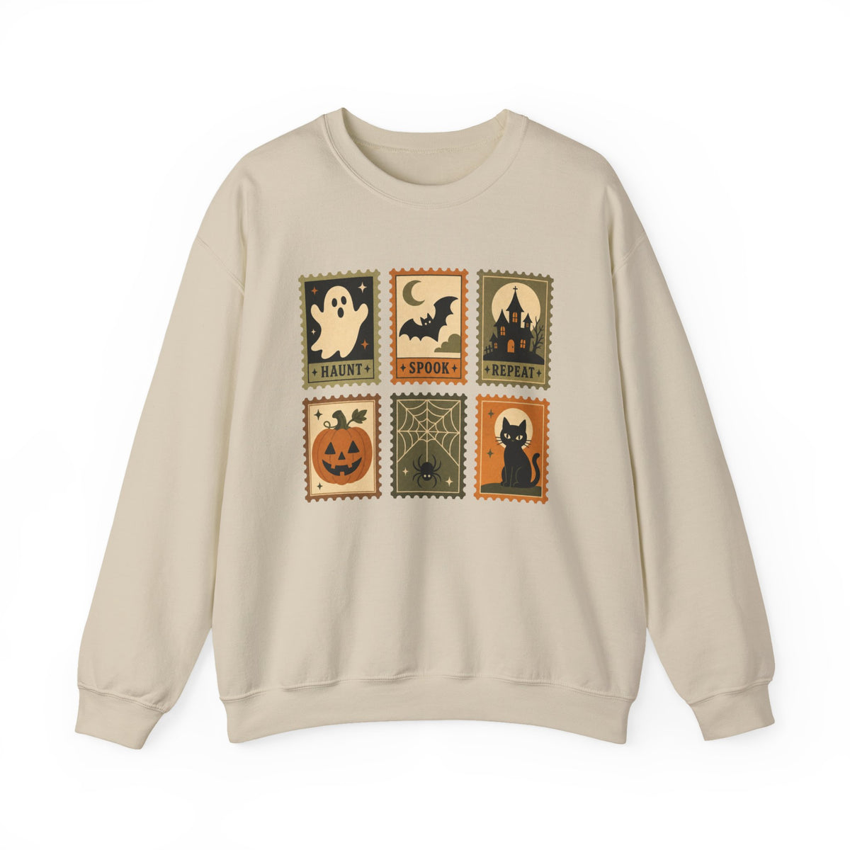Spooky Season Halloween Ghost Sweatshirt, Funny Trick Or Treat Shirt For Women