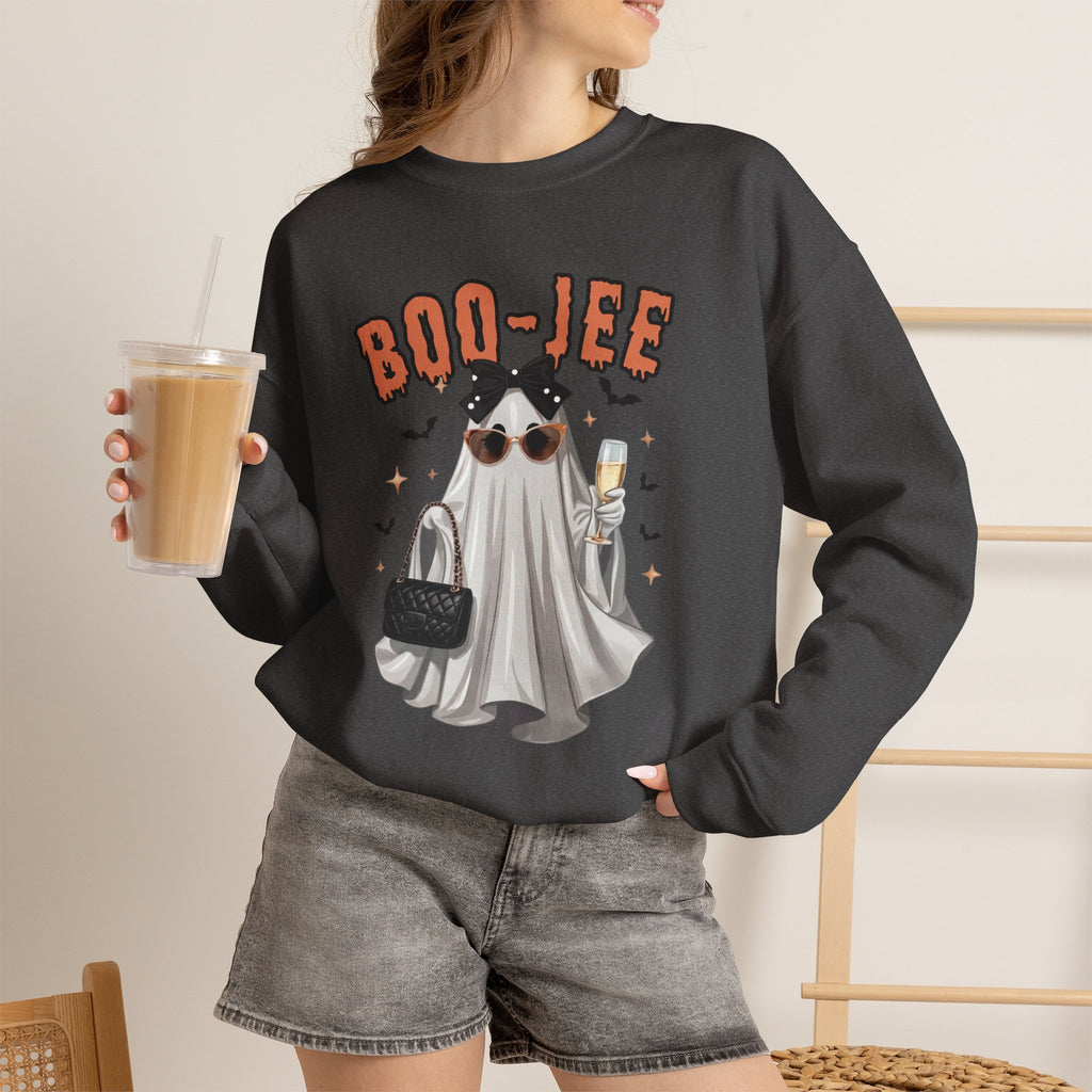 Spooky Season Halloween Boojee Ghost Sweatshirt, Funny Trick Or Treat Shirt For Women