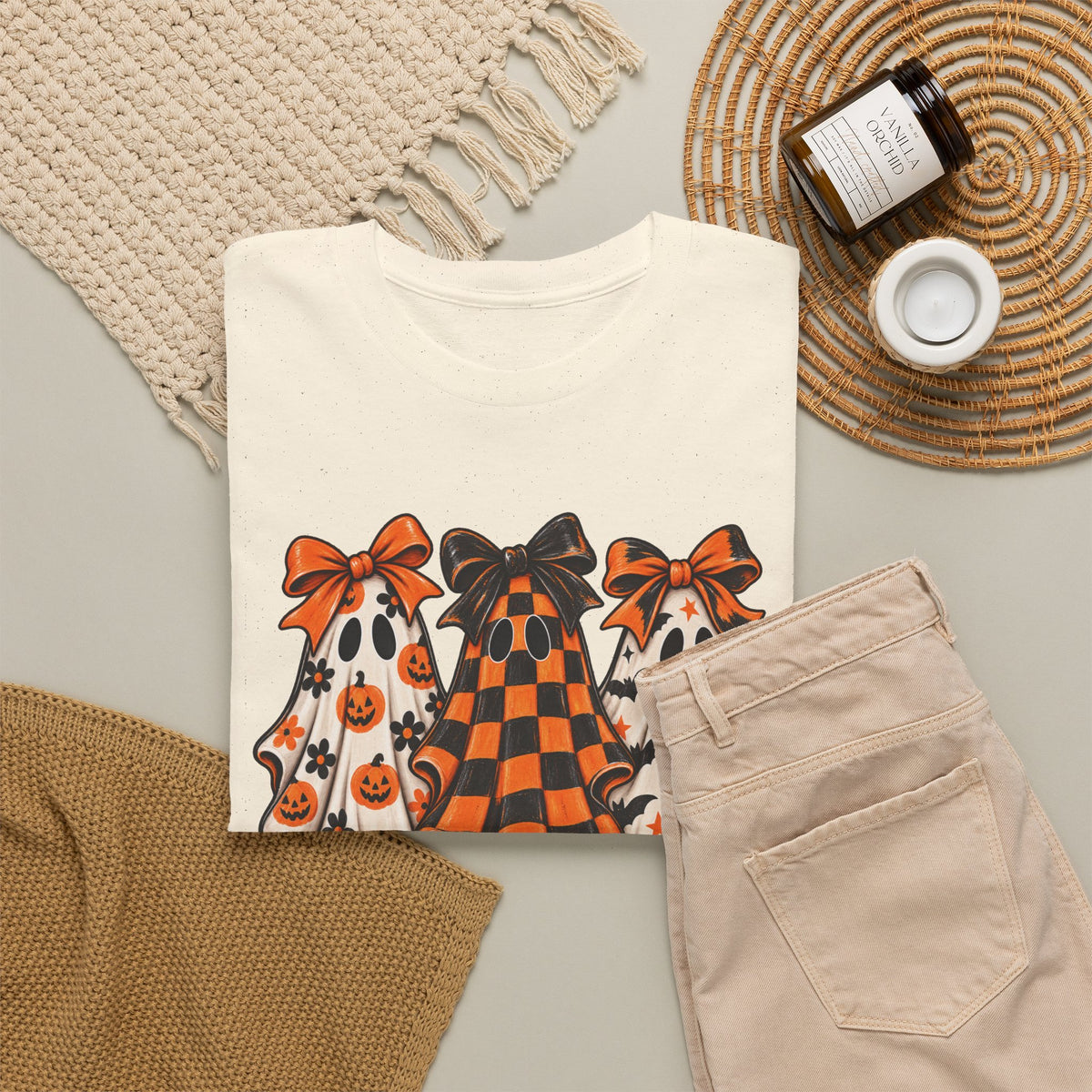 Spooky Season Halloween Ghost Shirt, Trendy Fall Gift For Women