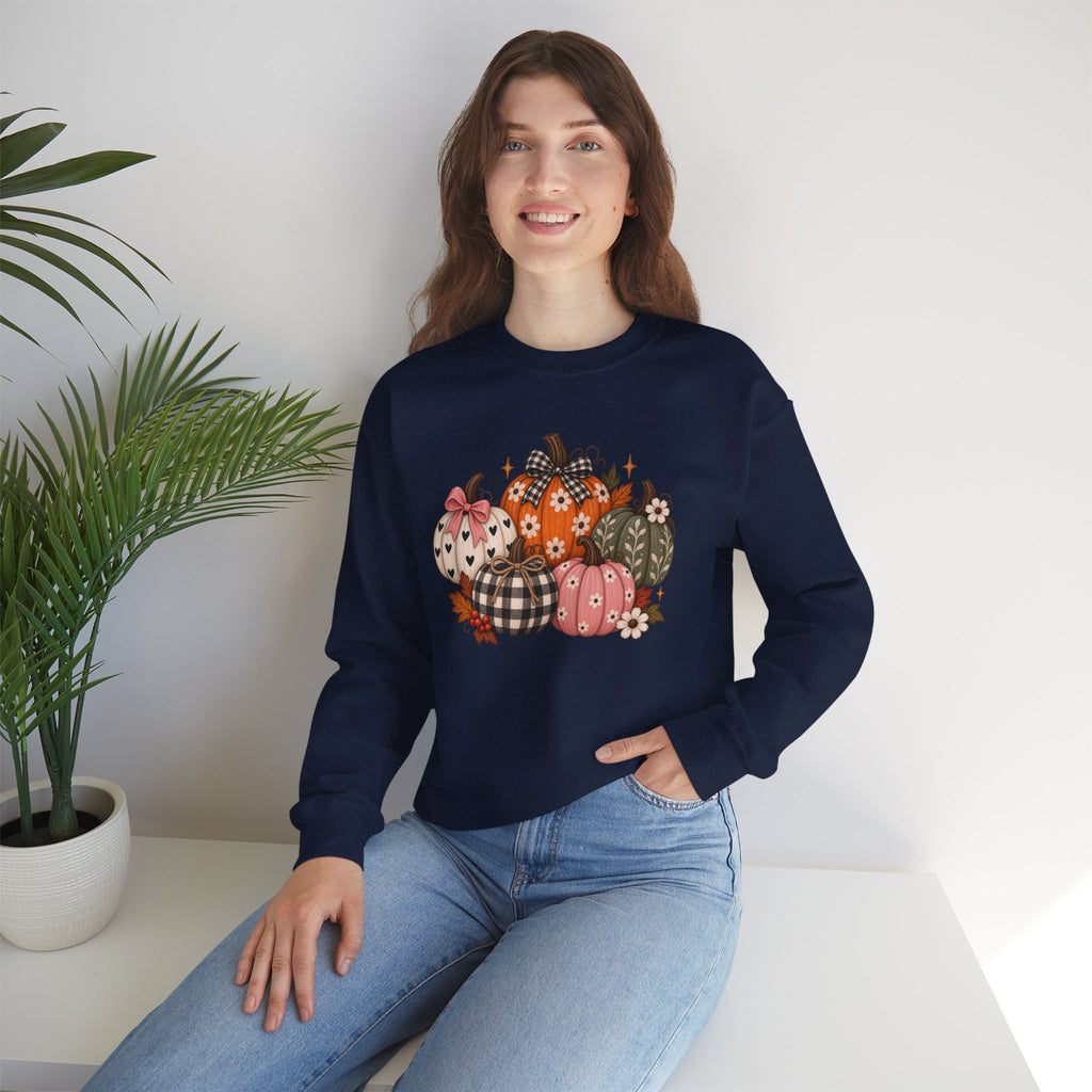 Spooky Season Pumpkin Fall Sweatshirt, Cute Halloween Gift For Women