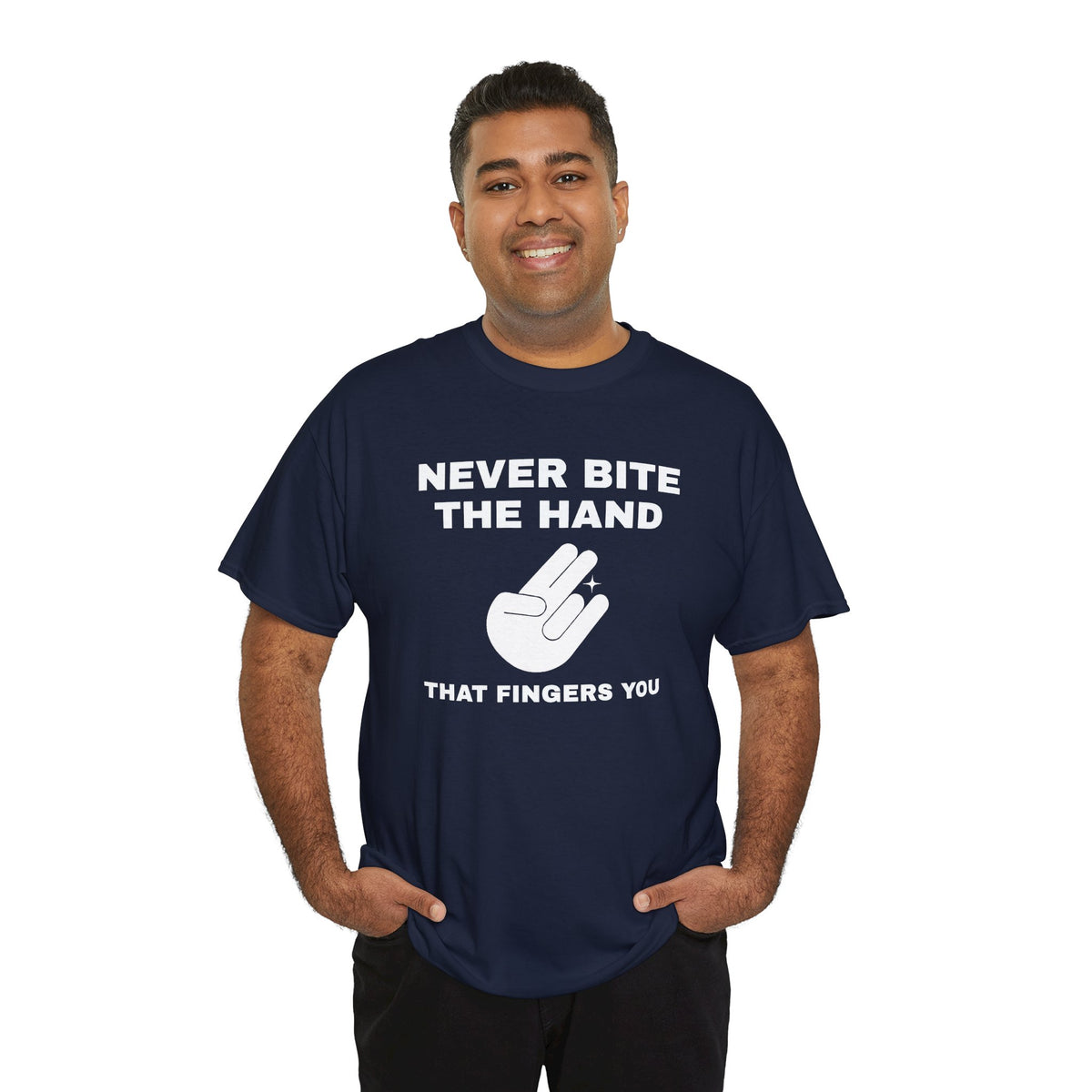 Finger Hand Shirt, Funny Sarcastic Gift For Men