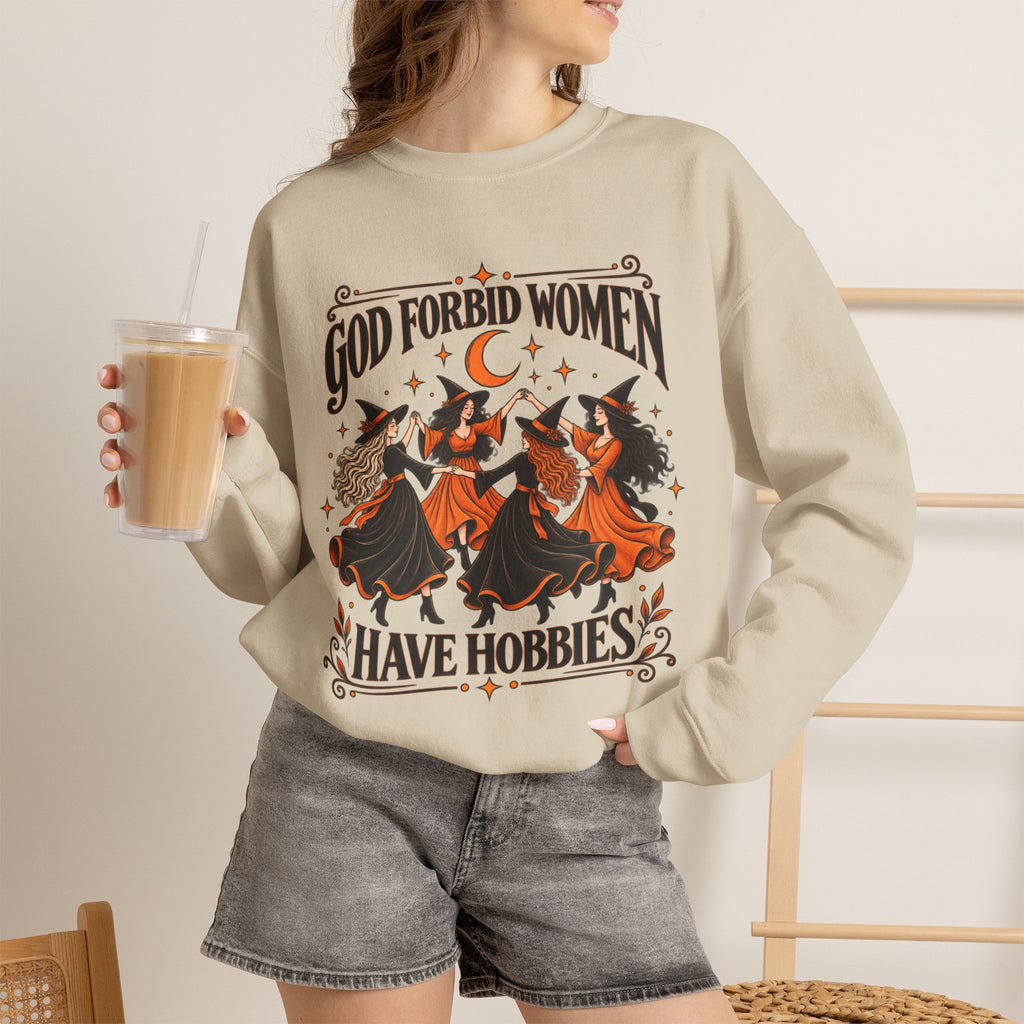 Spooky Season Halloween Witchy Sweatshirt, Funny Feminist Witch Gift For Women