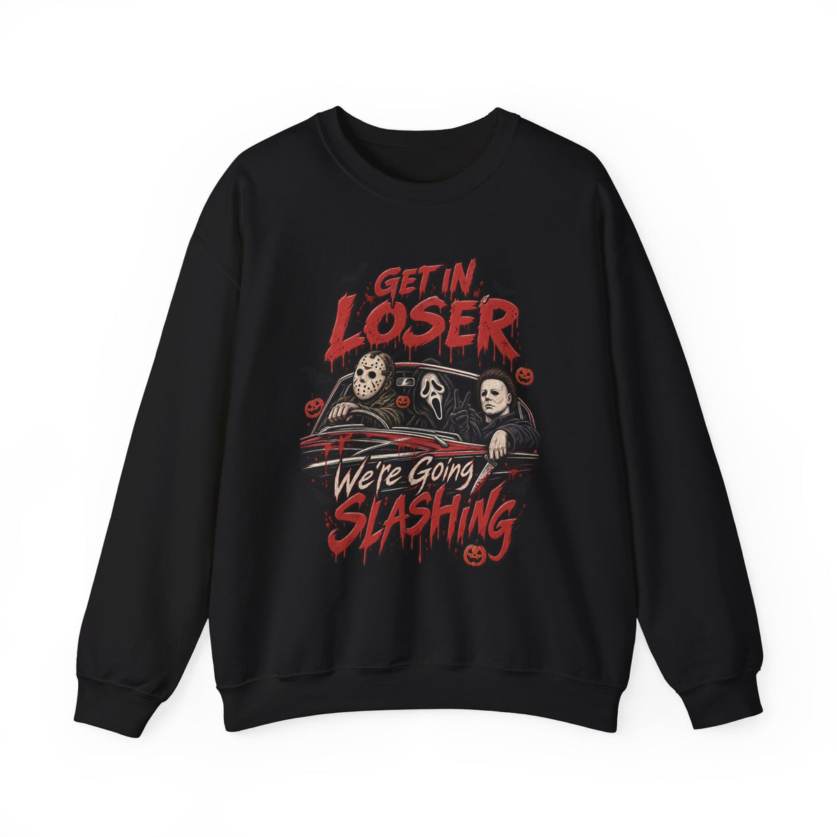 Spooky Season Halloween Skeleton Sweatshirt, Funny Sarcastic Horror Movie Gift For Women