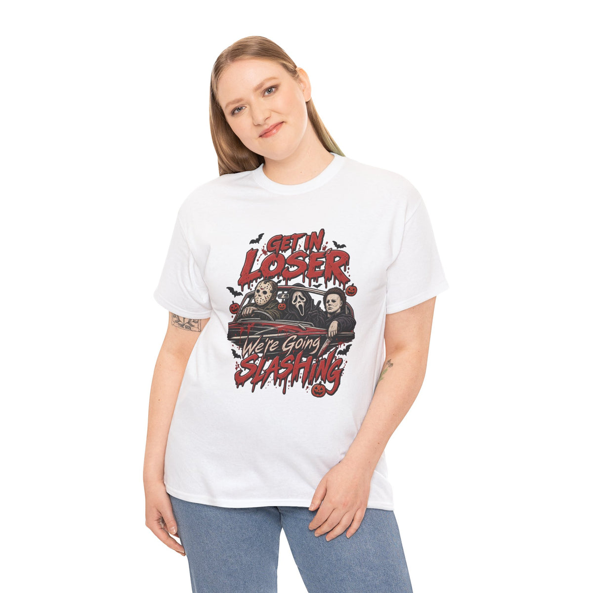 Horror Movie Halloween Slasher Shirt, Spooky Season TShirt, Trendy Fall Gift For Women