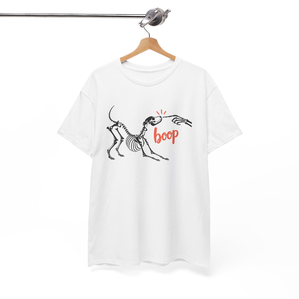 Spooky Season Halloween Skeleton Shirt, Boop Dog Trendy Fall Gift For Women