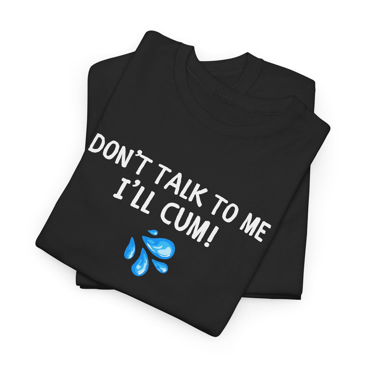 Don't Talk To Me, I'll Cum Shirt, Funny Sarcastic Gag Gift For Men