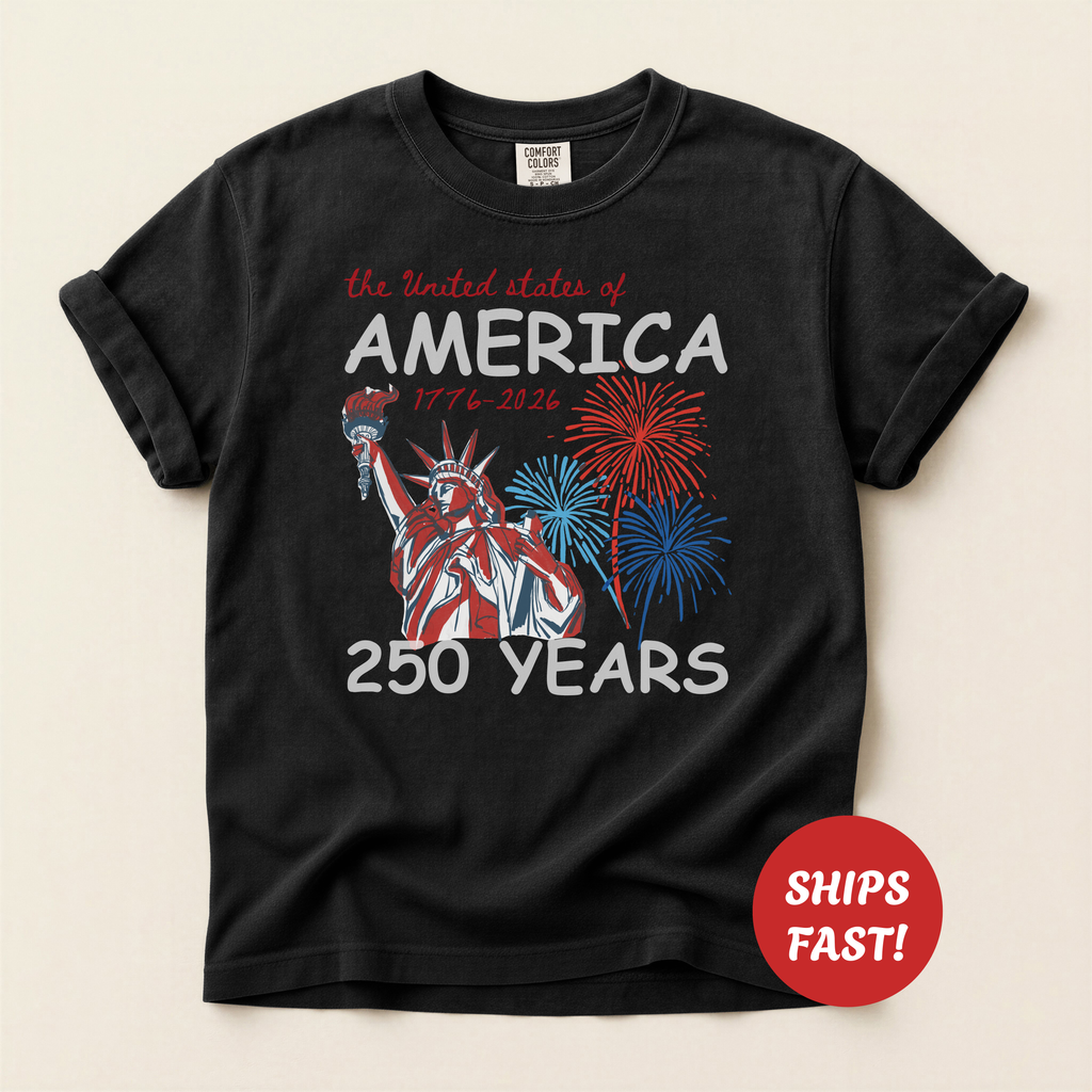America 250 shirt, USA 250 Years of Freedom 250th Anniversary Gift