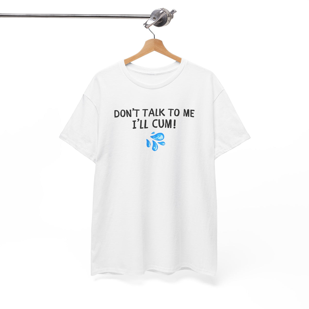 Don't Talk To Me, I'll Cum Shirt, Funny Sarcastic Gag Gift For Men