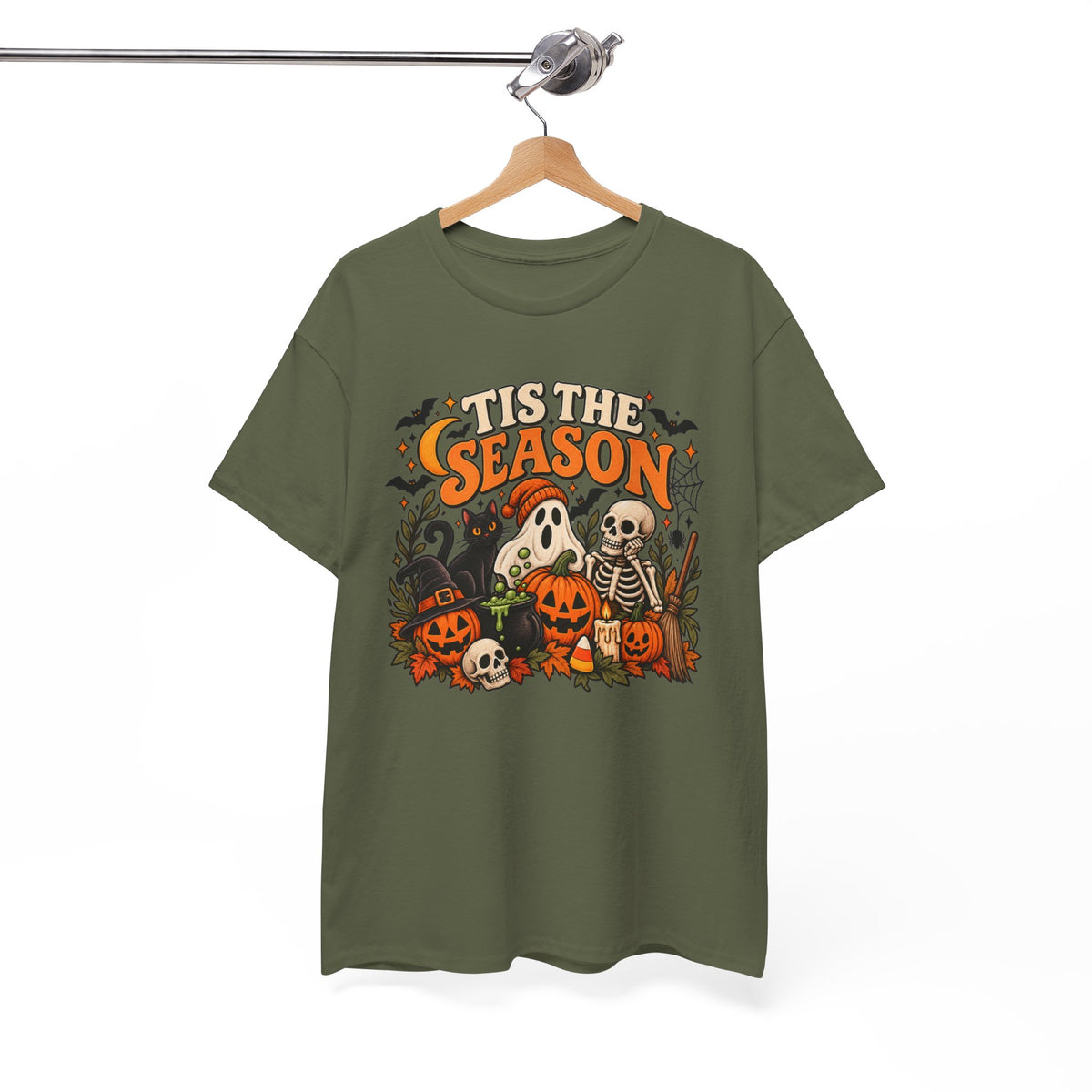 Spooky Season Halloween Ghost Shirt, Tis The Season Fall Gift For Women