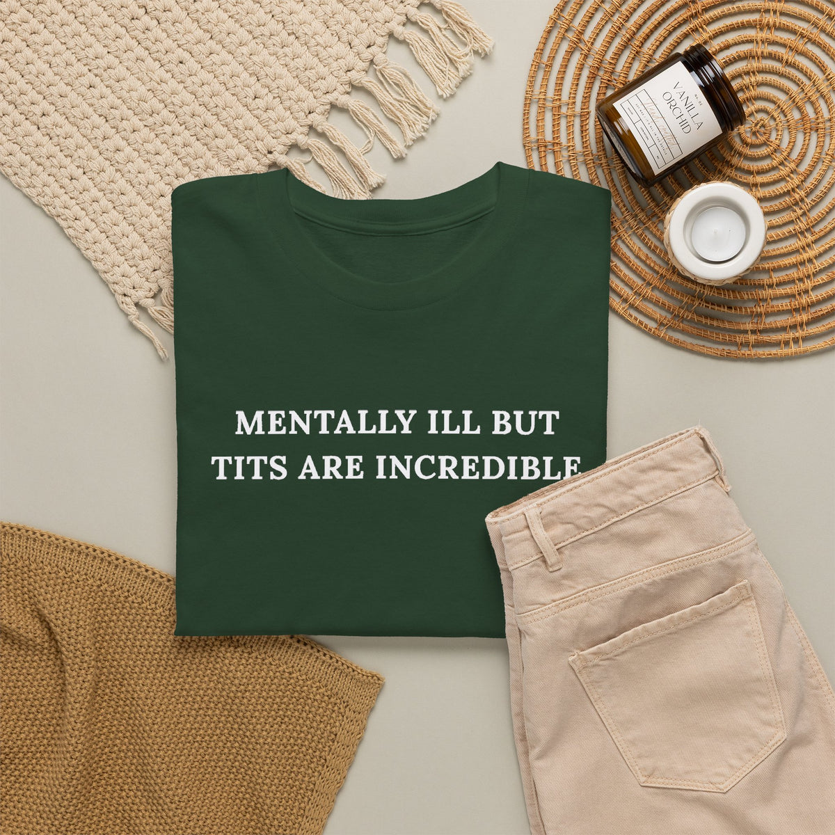 Mentally ill Shirt, Funny Sarcastic Gag Gift For Women