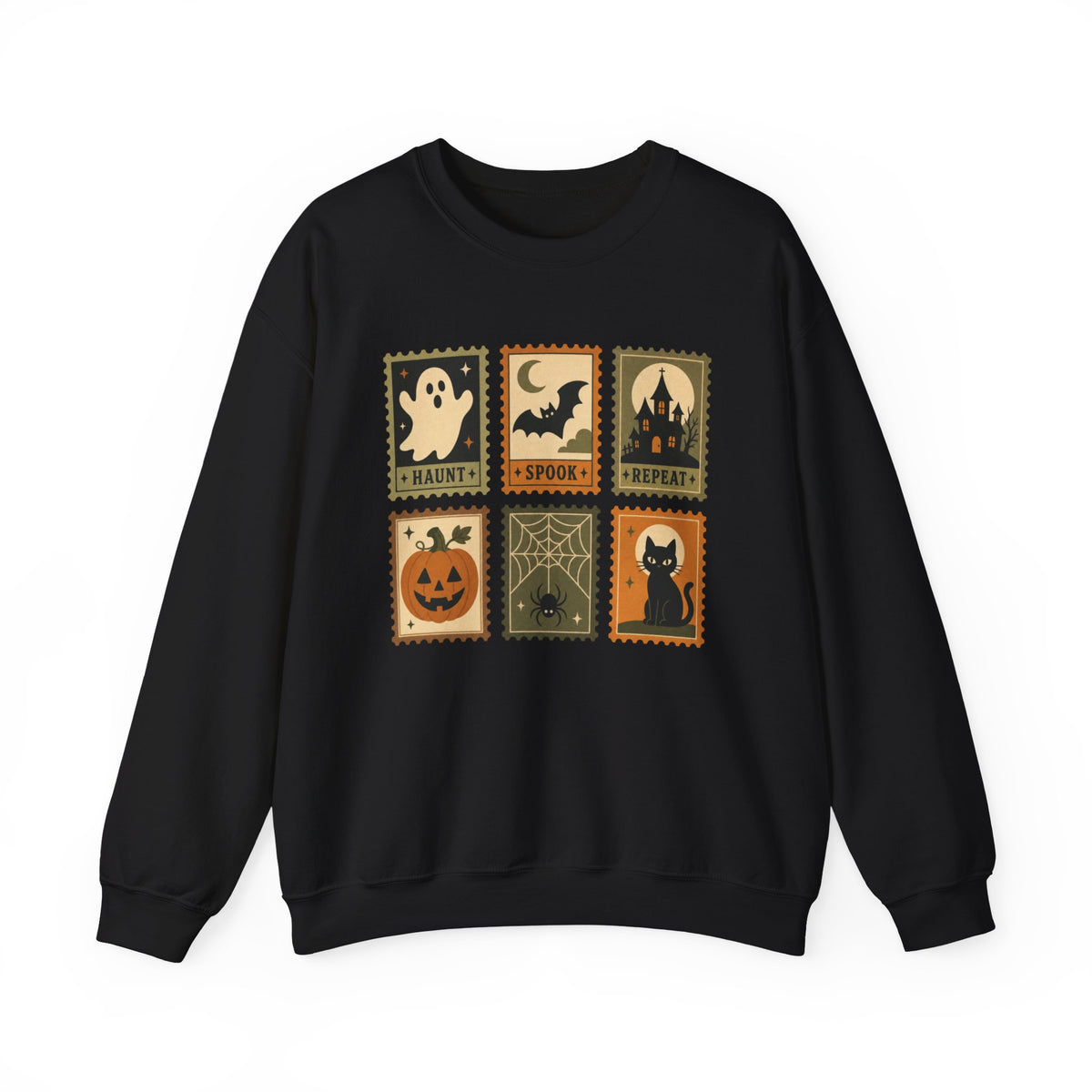 Spooky Season Halloween Ghost Sweatshirt, Funny Trick Or Treat Shirt For Women