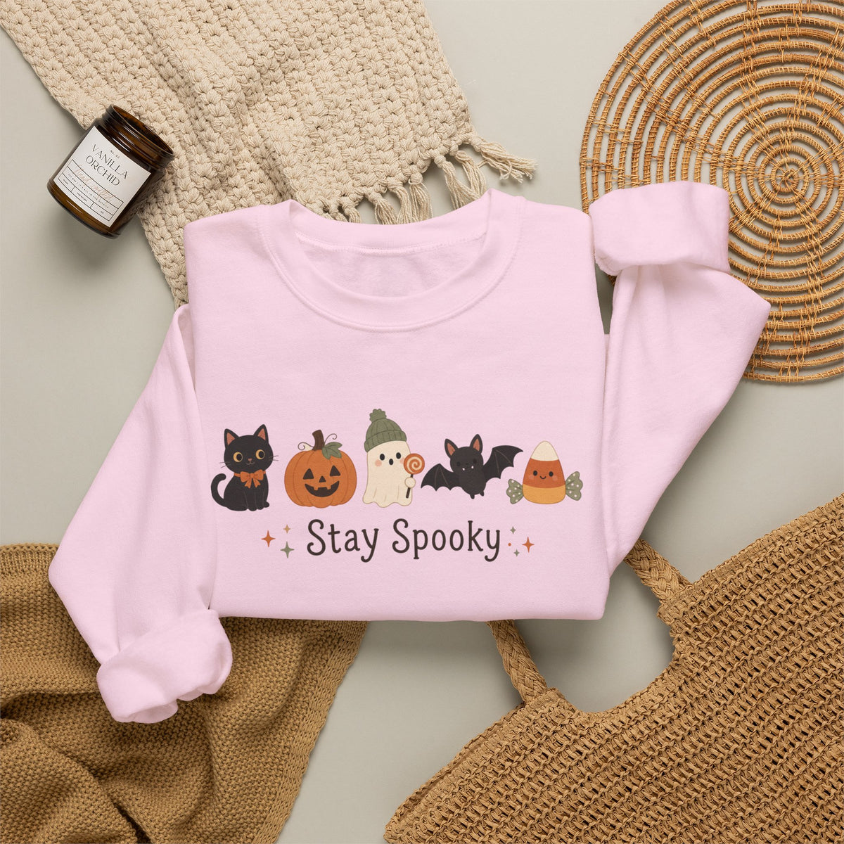 Spooky Season Halloween Ghost Sweatshirt, Funny Sarcastic Gift For Women