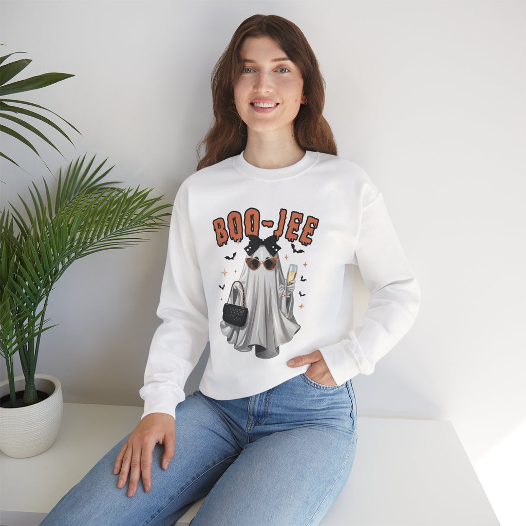 Spooky Season Halloween Boojee Ghost Sweatshirt, Funny Trick Or Treat Shirt For Women