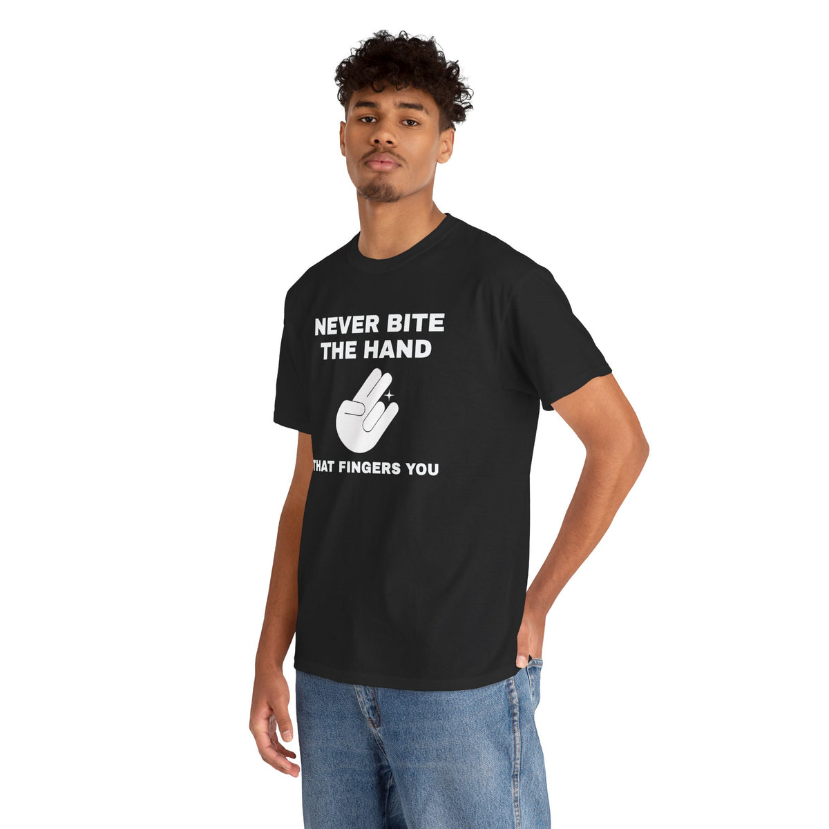 Finger Hand Shirt, Funny Sarcastic Gift For Men