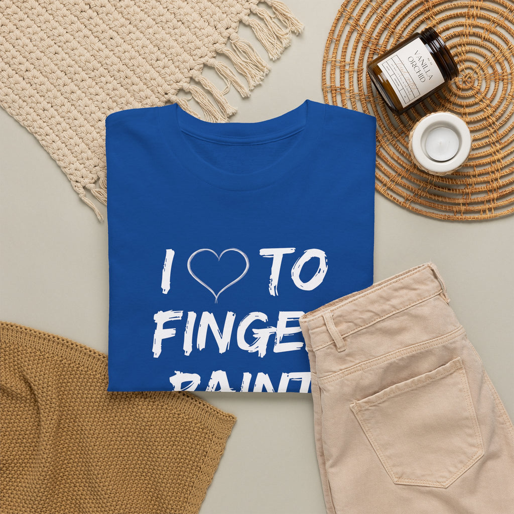 I Love To Finger Paint Shirt, Funny Matching Couple Gift