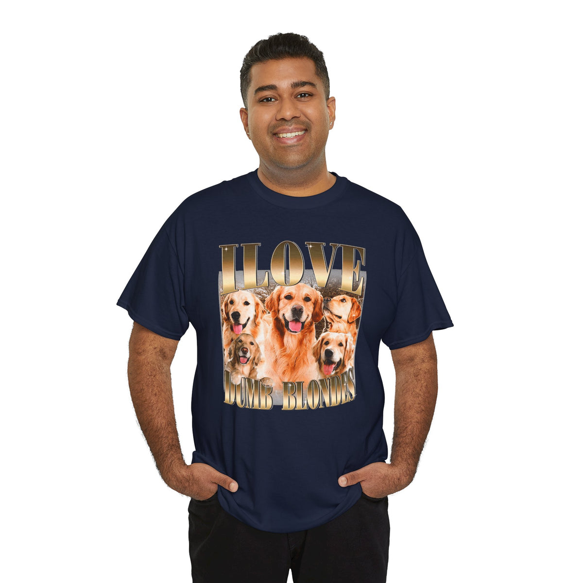 I Love Dumb Blondes Shirt, Funny Sarcastic Gift For Men