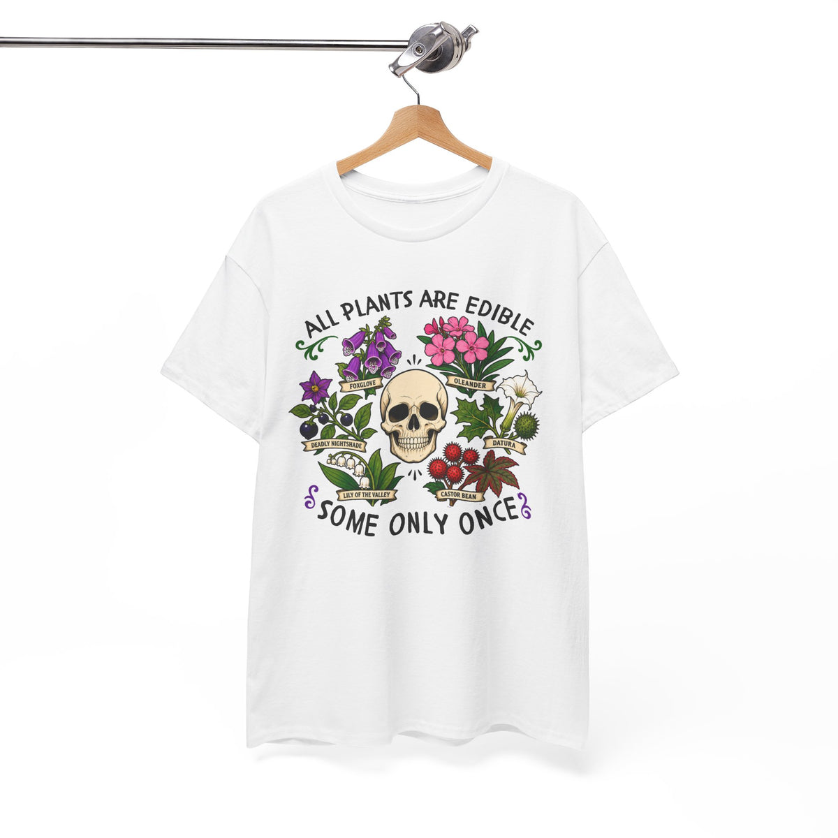 All Plants Are Edible Some Only Once Shirt, Funny Sarcastic Gift For Plant Lovers And Gardeners