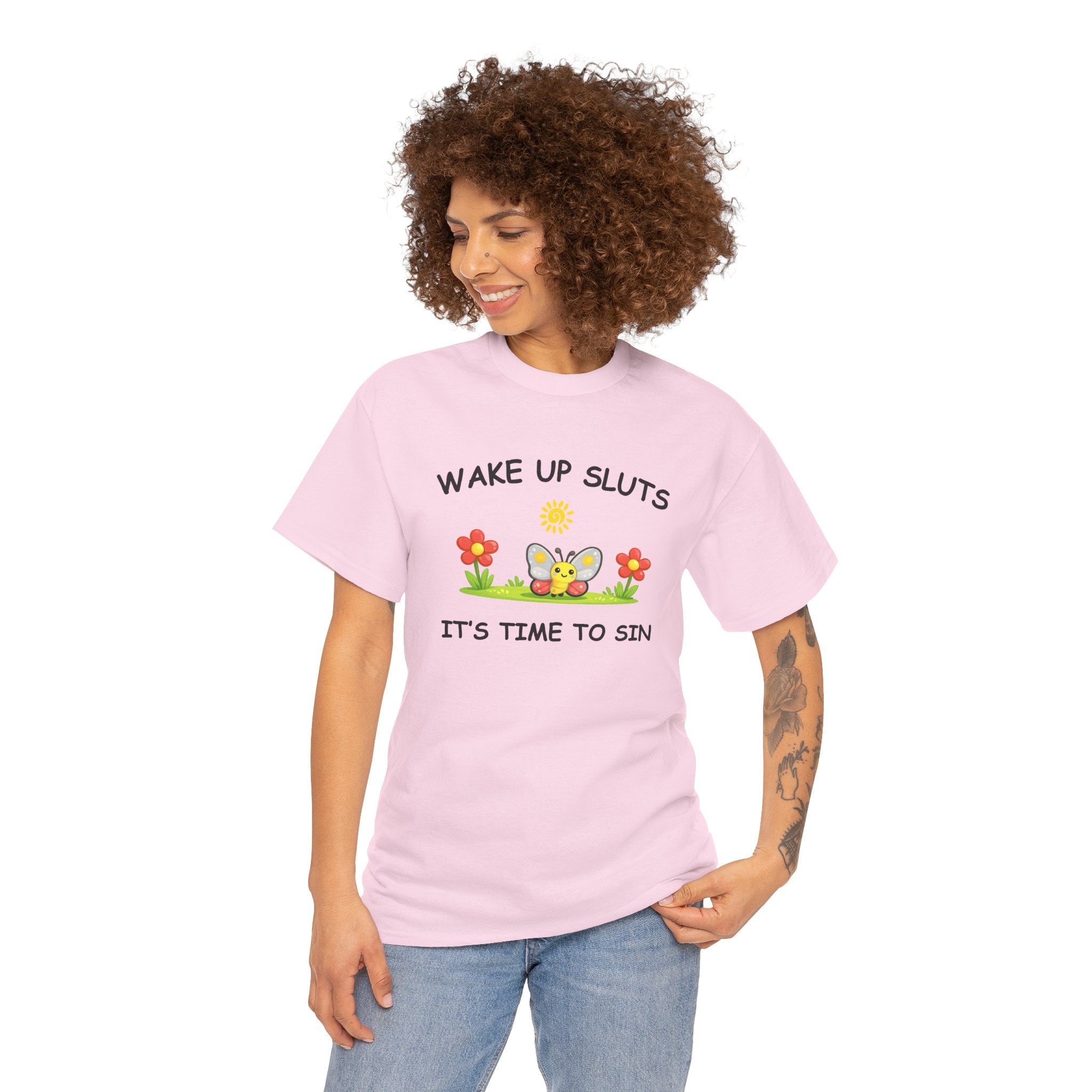 Wake Up Sluts Its Time To Sin Shirt, Funny Sarcastic Gift