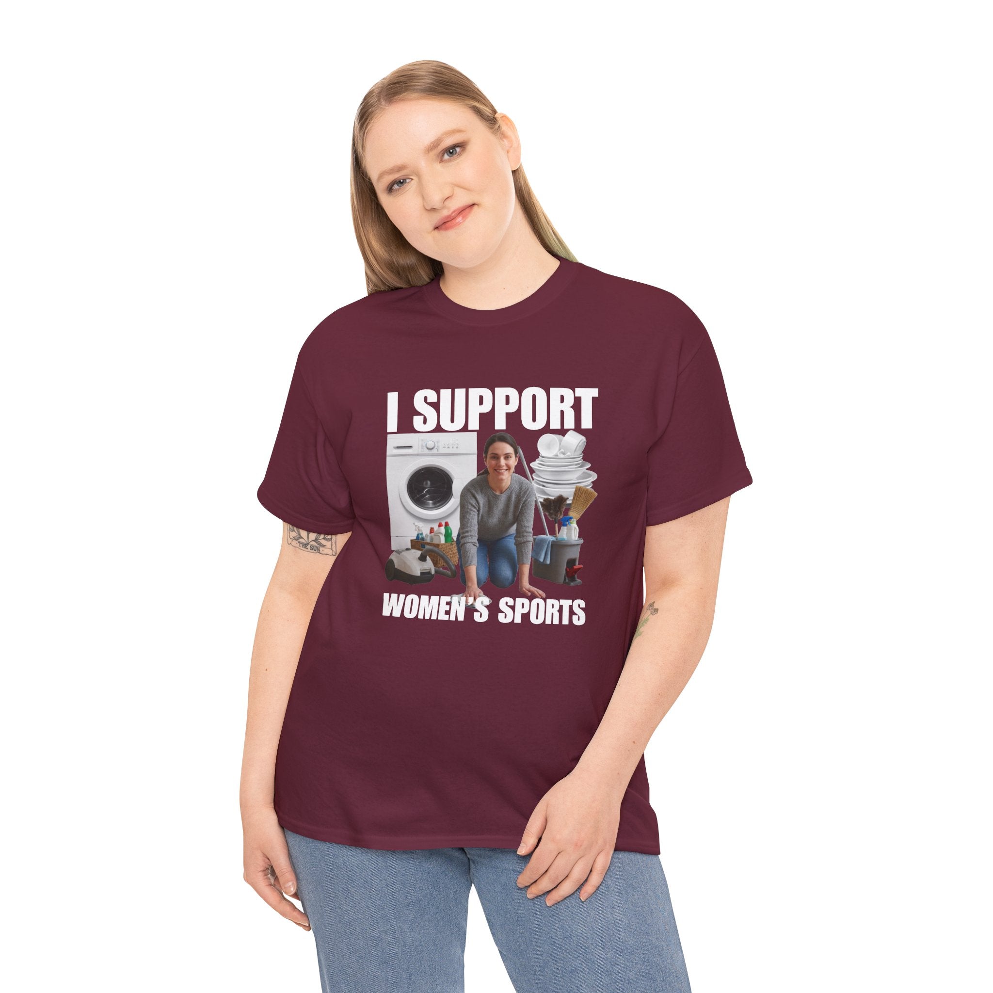 I Support Womens Sports Shirt, Very Offensive Sarcastic Gift