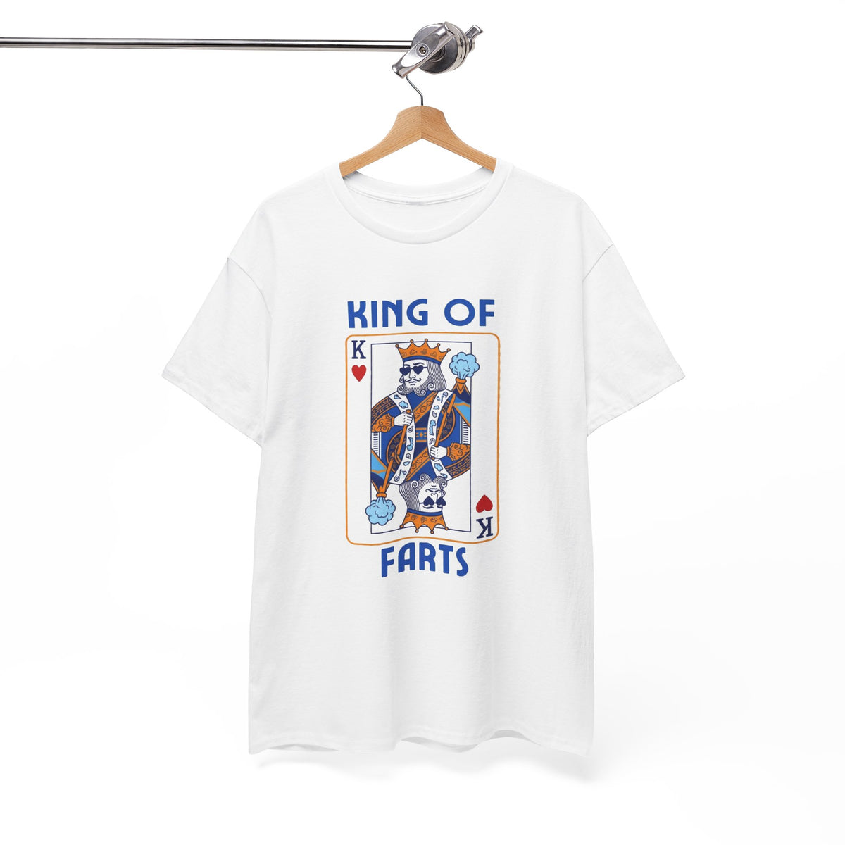 King Of Farts Shirt, Funny Sarcastic Gag Gift For Men