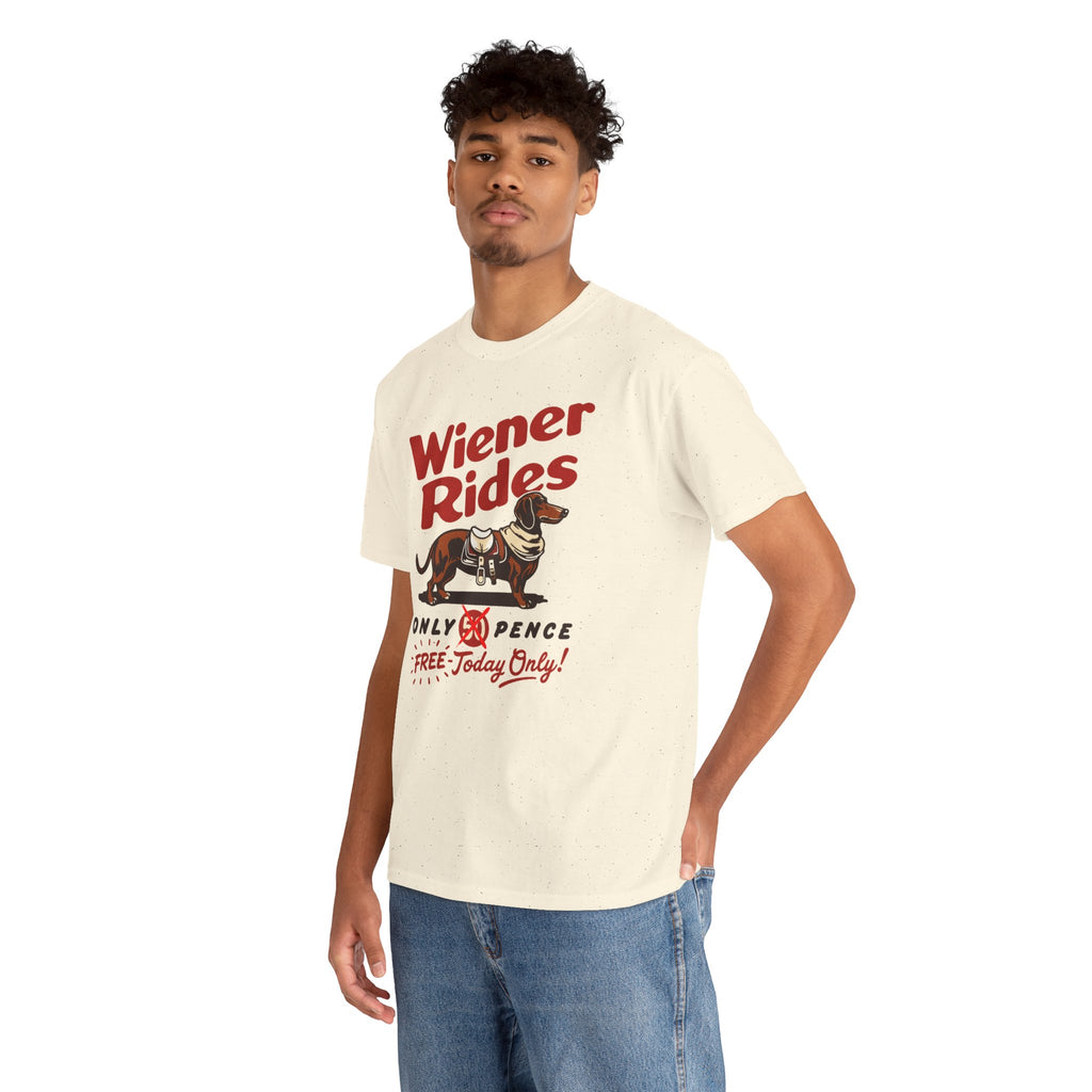 Wiener Rides Shirt, Funny Sarcastic Gag Gift For Men