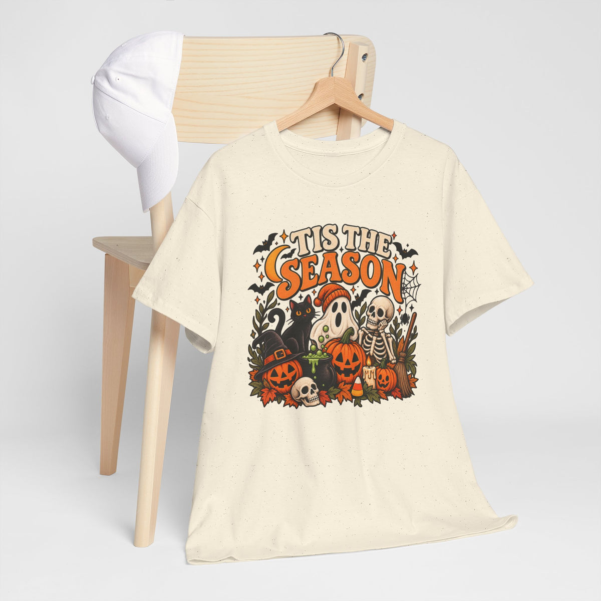 Spooky Season Halloween Ghost Shirt, Tis The Season Fall Gift For Women