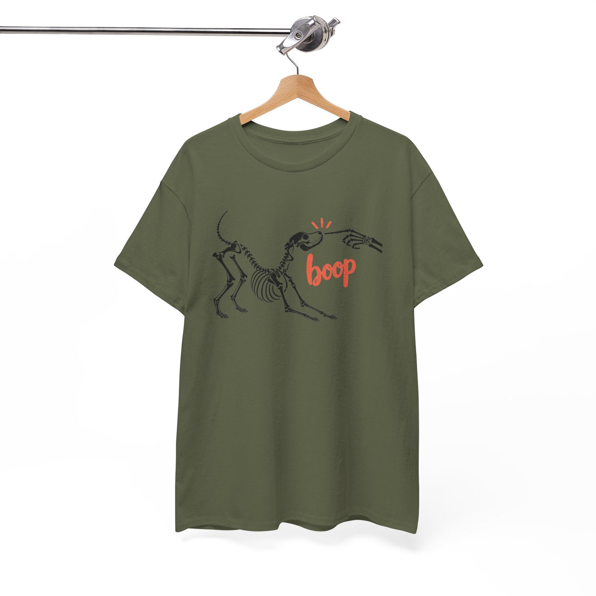 Spooky Season Halloween Skeleton Shirt, Boop Dog Trendy Fall Gift For Women