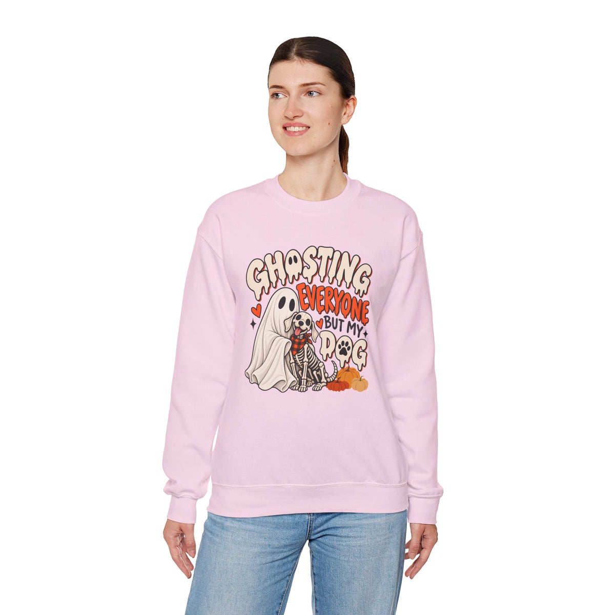 Introvert Dog Mom Halloween Sweatshirt, Funny Sarcastic Gift For Women