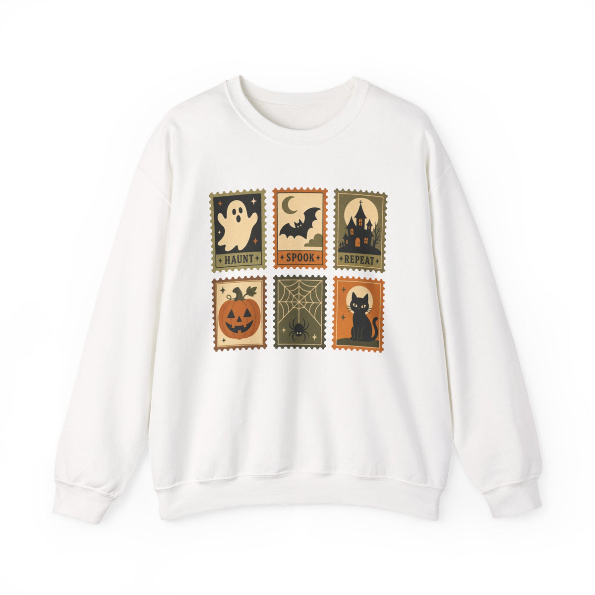 Spooky Season Halloween Ghost Sweatshirt, Funny Trick Or Treat Shirt For Women