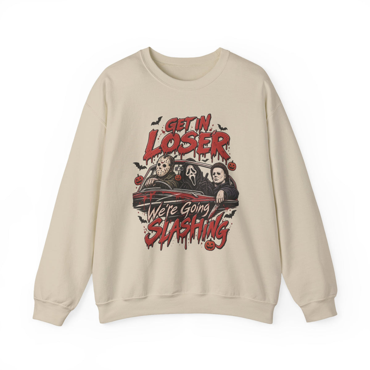 Spooky Season Halloween Skeleton Sweatshirt, Funny Sarcastic Horror Movie Gift For Women