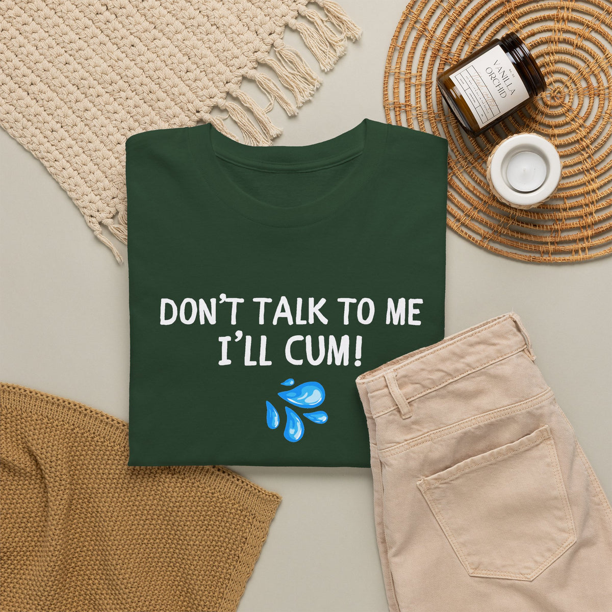 Don't Talk To Me, I'll Cum Shirt, Funny Sarcastic Gag Gift For Men