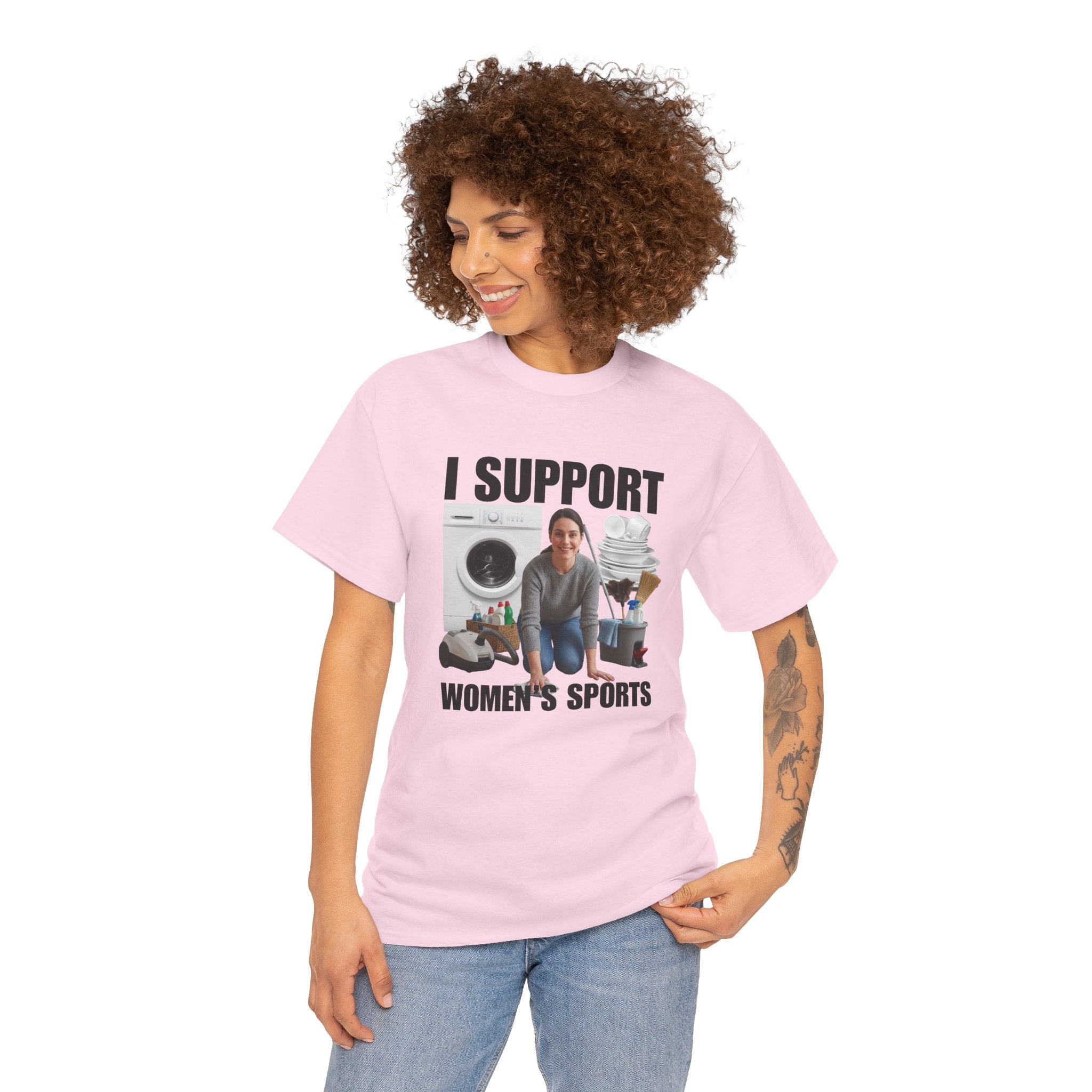 I Support Womens Sports Shirt, Very Offensive Sarcastic Gift