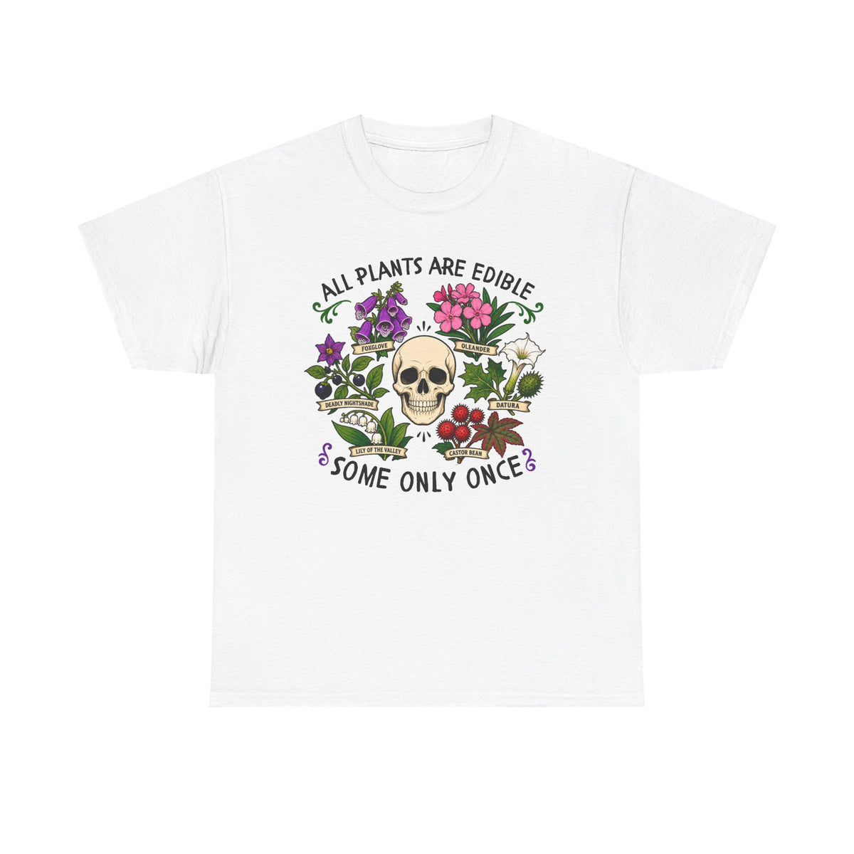 All Plants Are Edible Some Only Once Shirt, Funny Sarcastic Gift For Plant Lovers And Gardeners