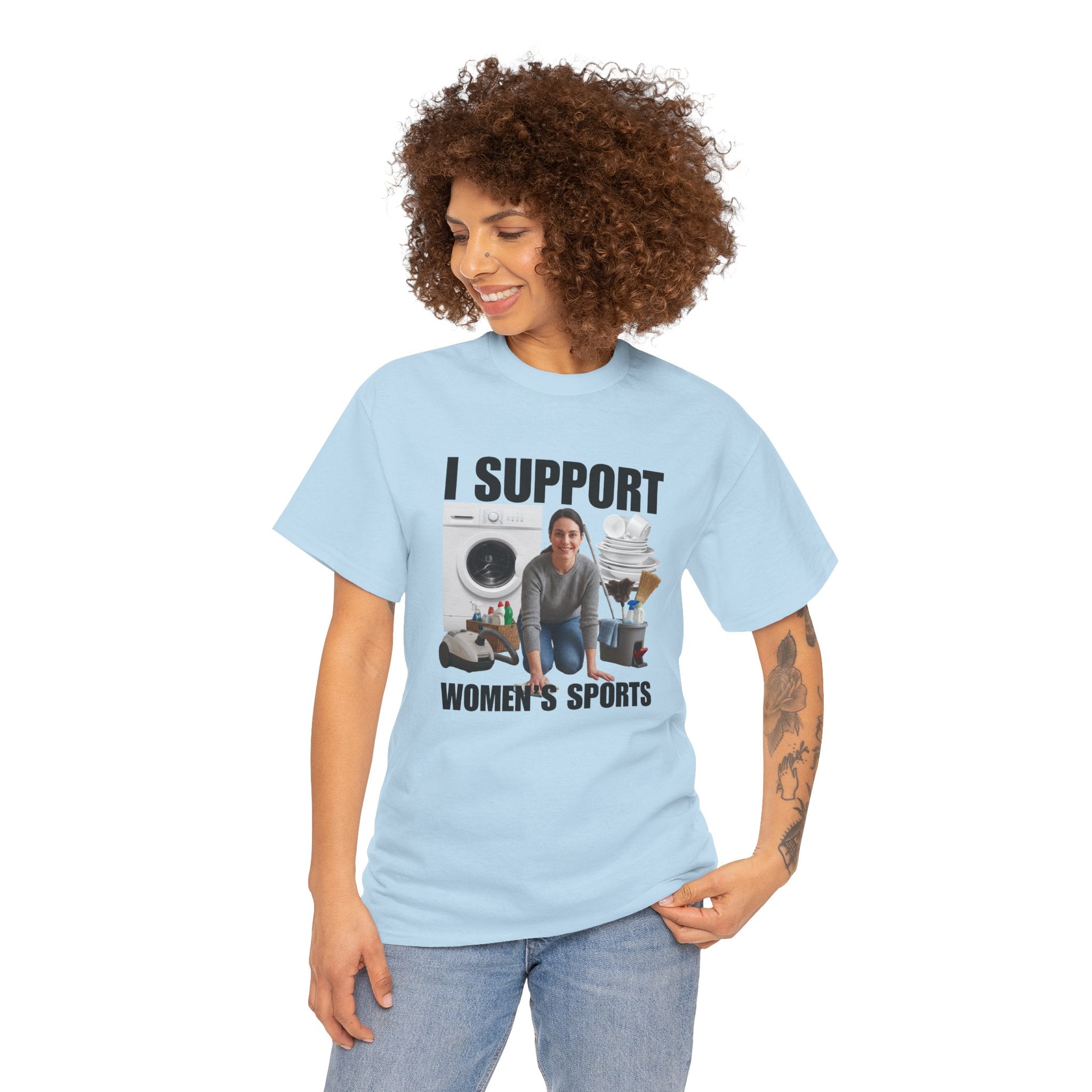 I Support Womens Sports Shirt, Very Offensive Sarcastic Gift