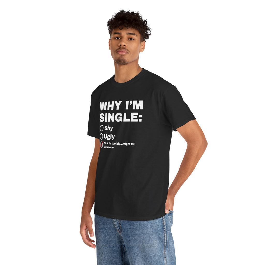 Why I'm Single Shirt, Very Offensive Sarcastic Gift